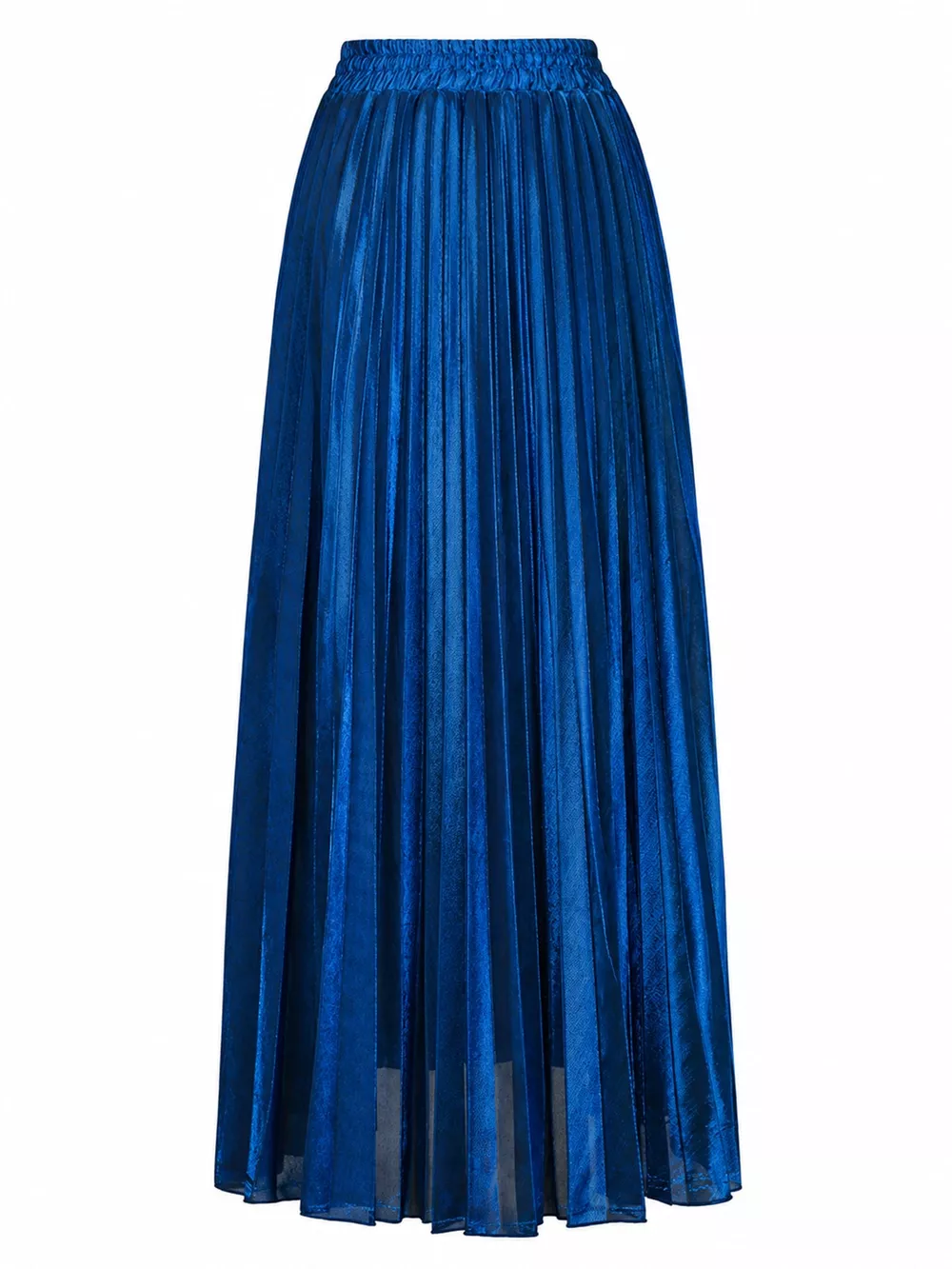High-Waisted Pleated Maxi Skirt, image 13
