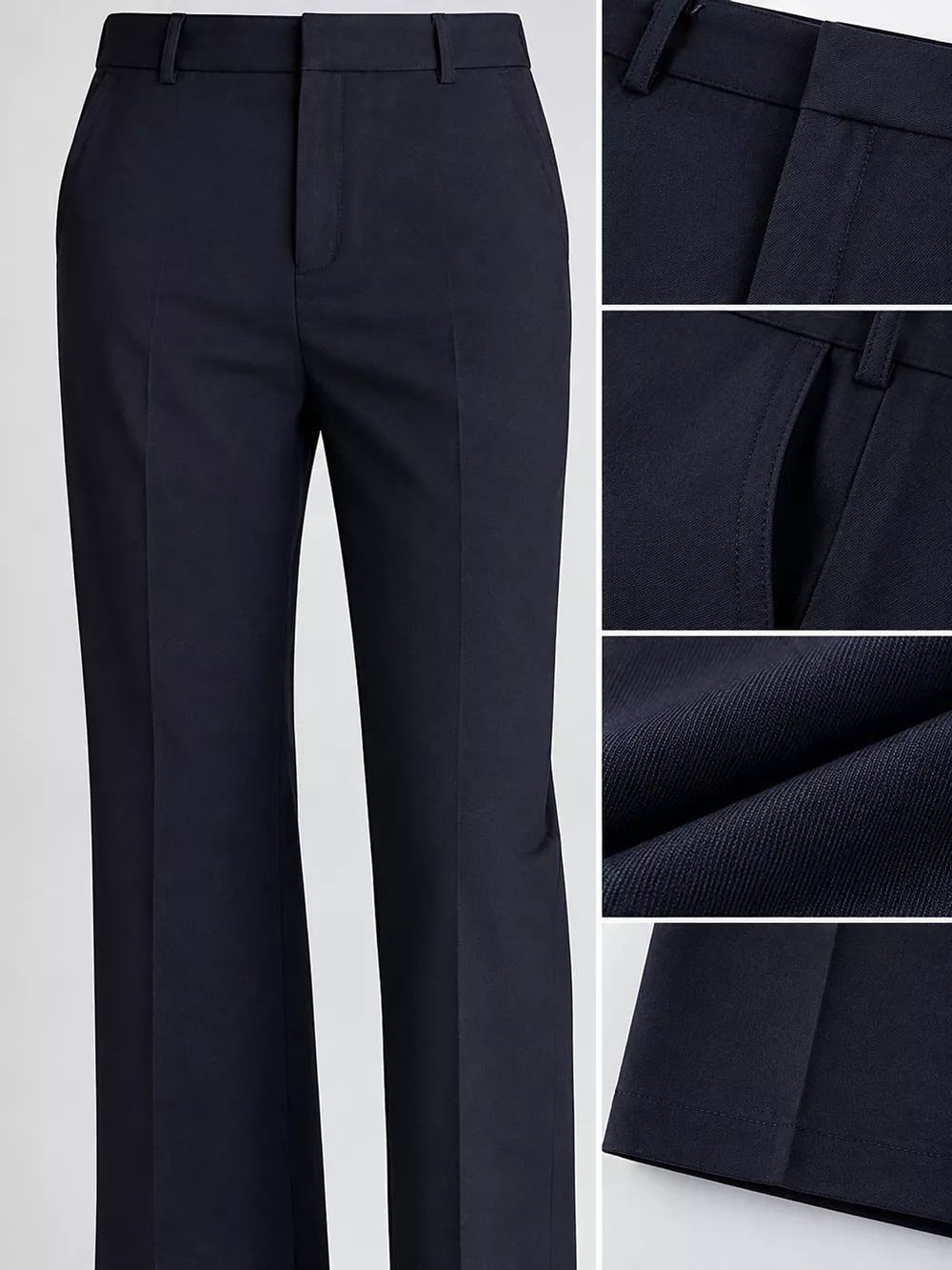 High-Waisted Straight-Leg Pants, image 9