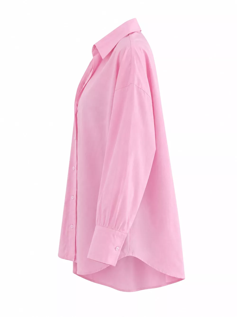 Full Size Oversized Button-Down Long Sleeve Shirt Plus Size, image 12
