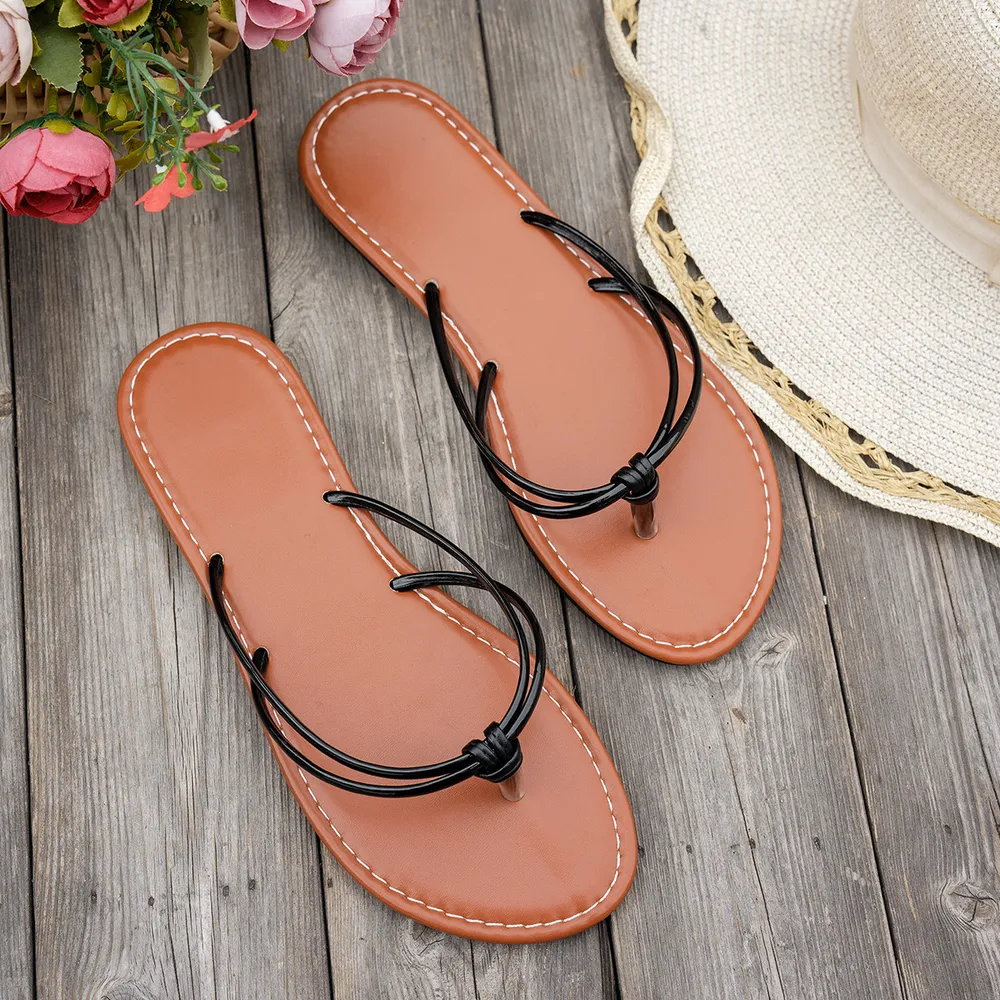 Toe Post Flats Sandals, image 2