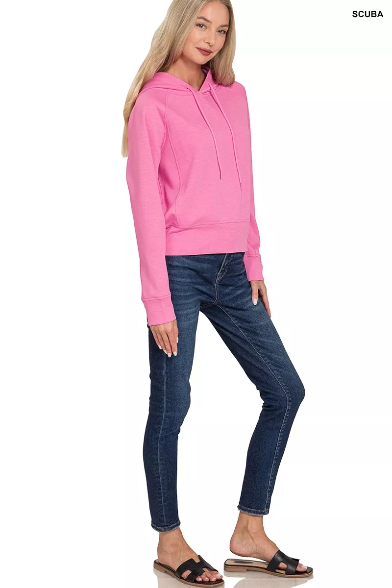 Drawstring Scuba Hoodie, image 4