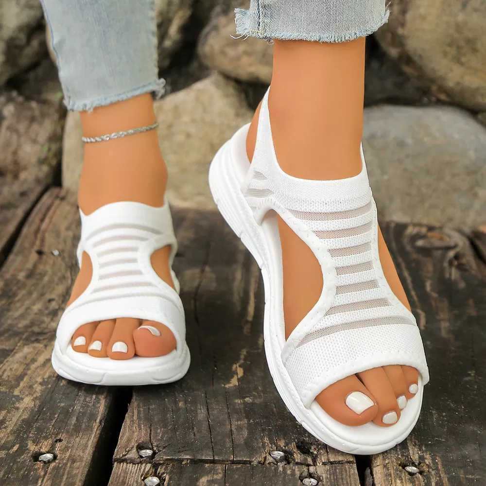 Breathable Cutout Sandals, image 7