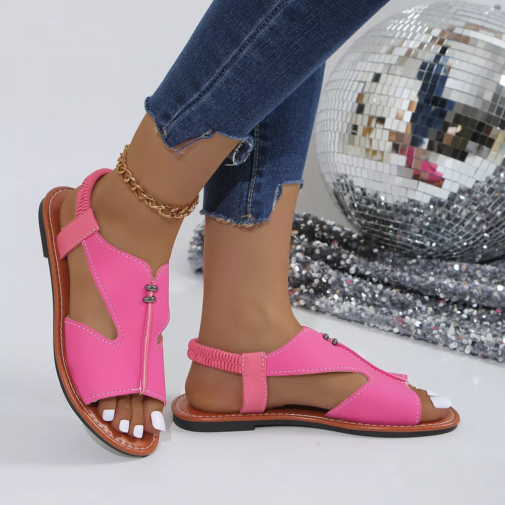 Open Toe Flats Sandals, image 7