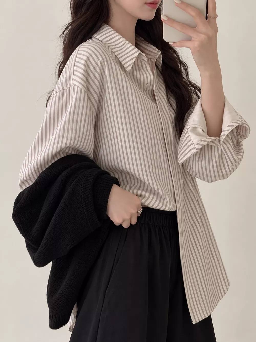 Striped Button-Down Shirt, image 2