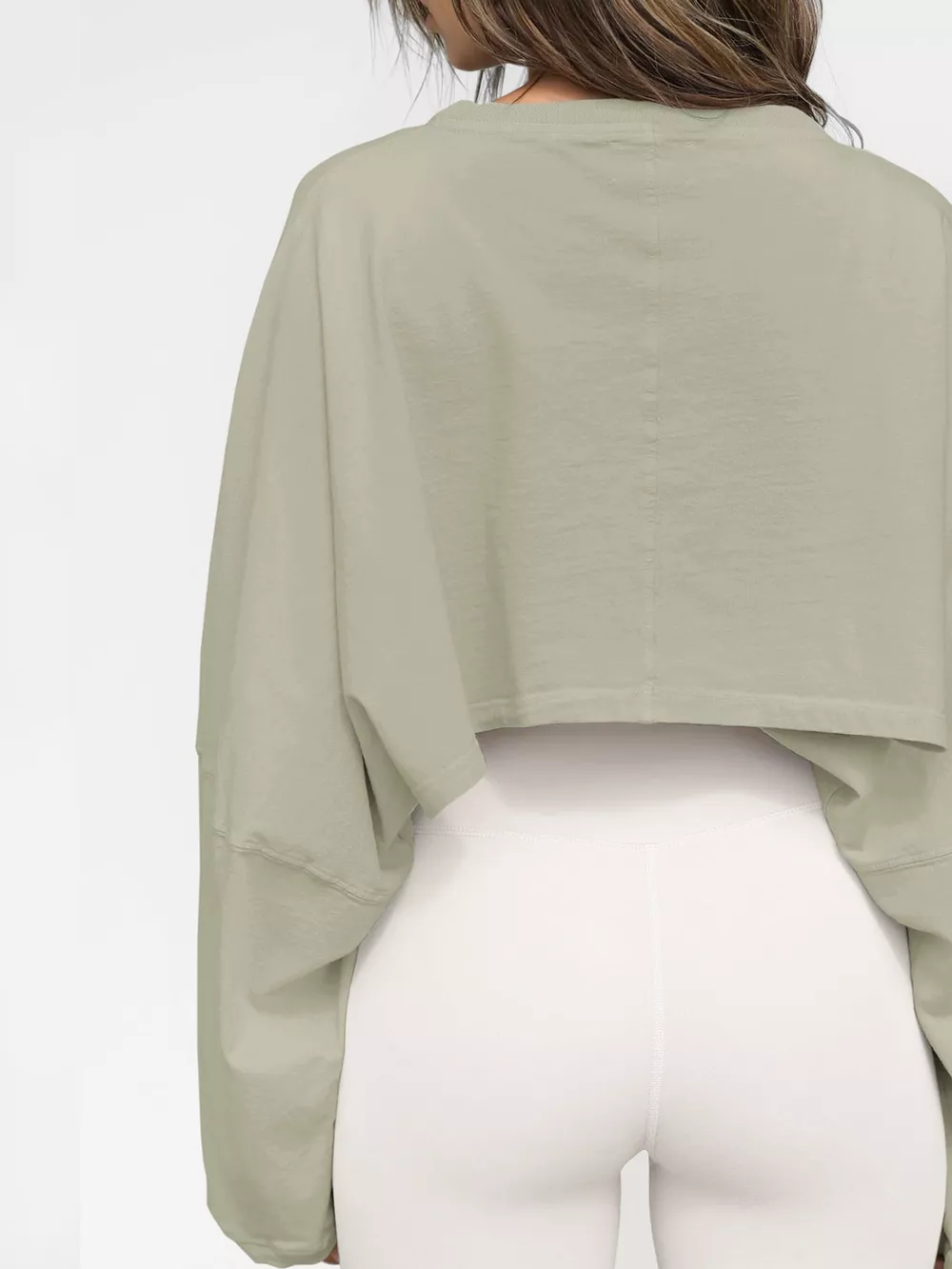 Long Sleeve Cropped Sweatshirt, image 36