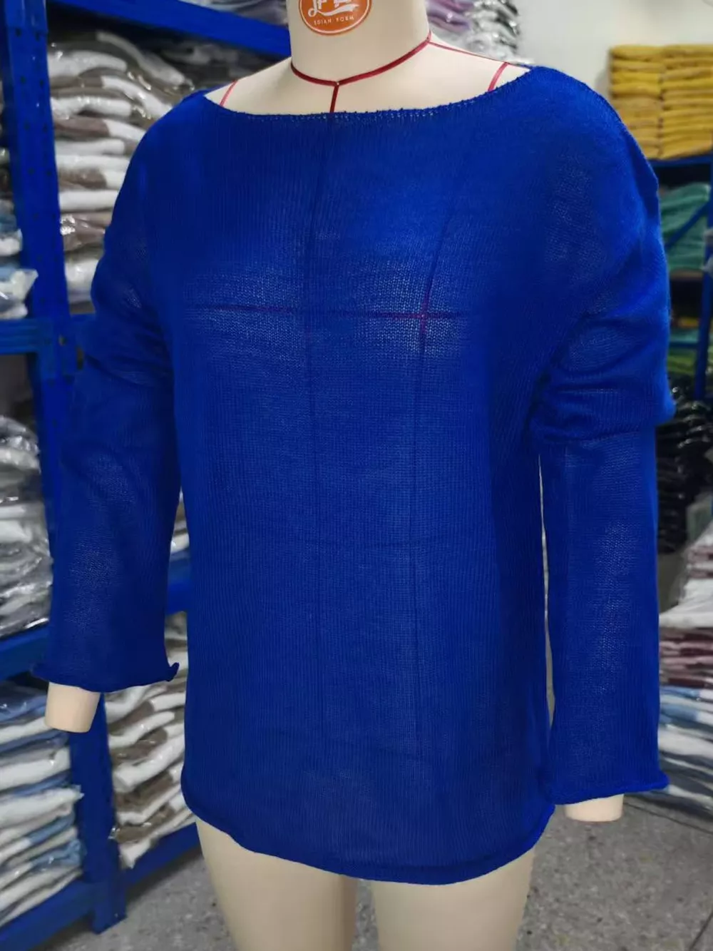 Full Size Sheer Lightweight Knit Top Plus Size, image 41