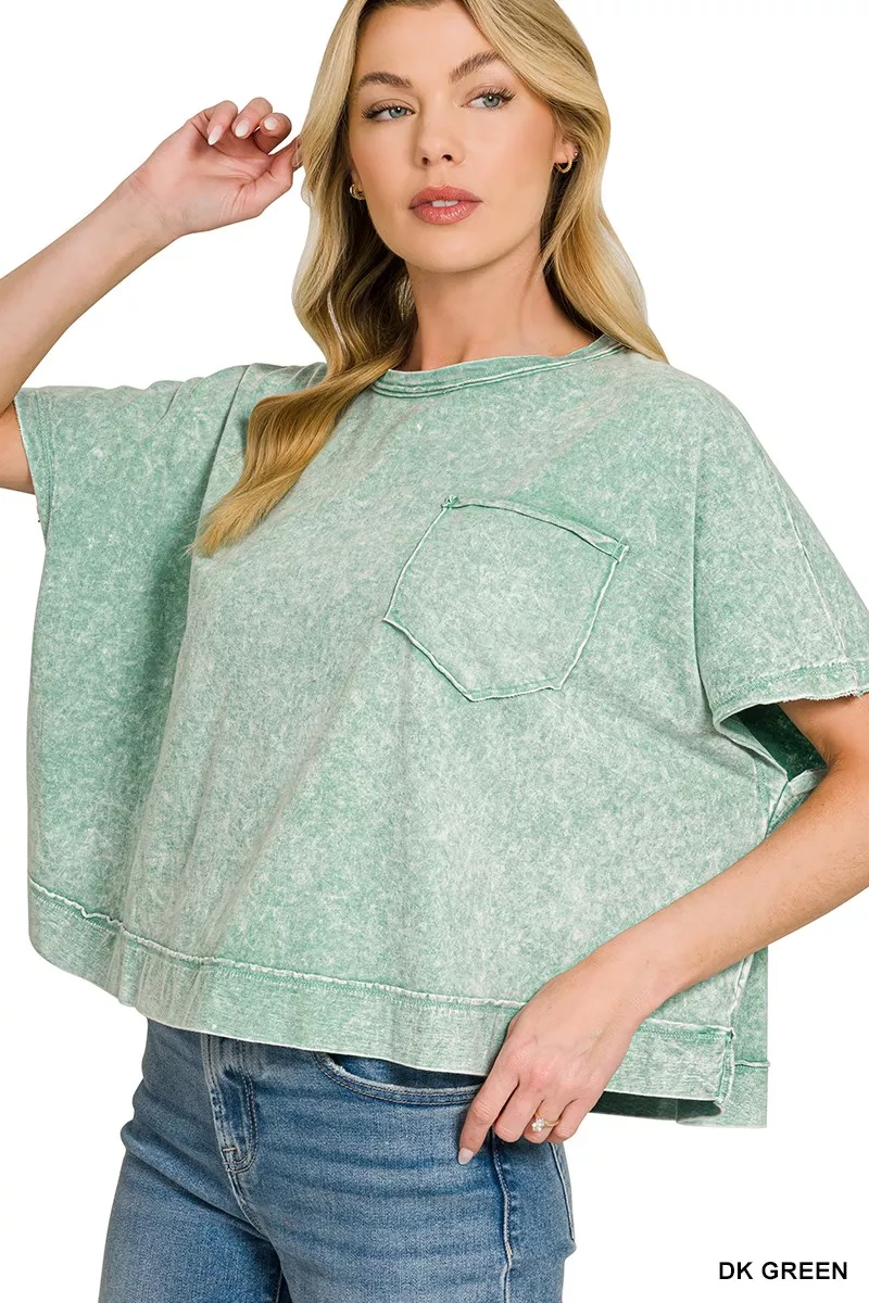 Halo Washed Oversized Top, image 2