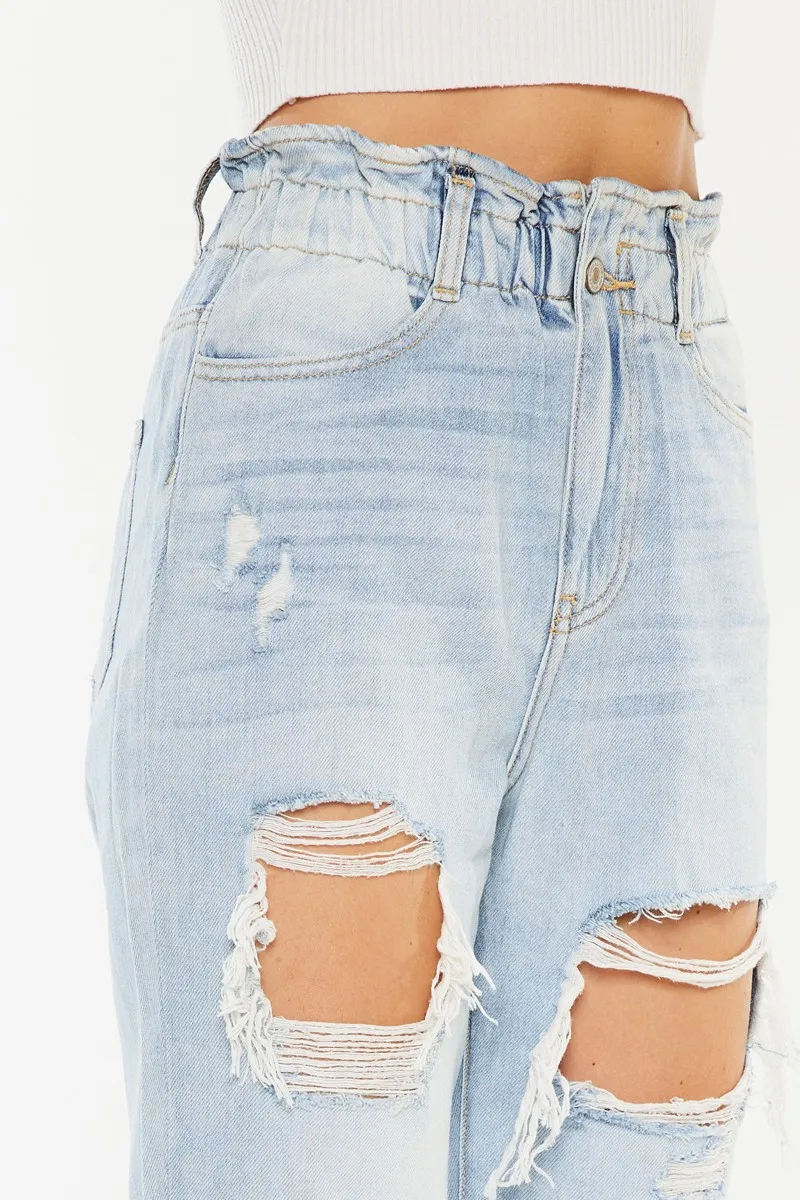 Open Pack Paperbag Mom Jeans, image 9