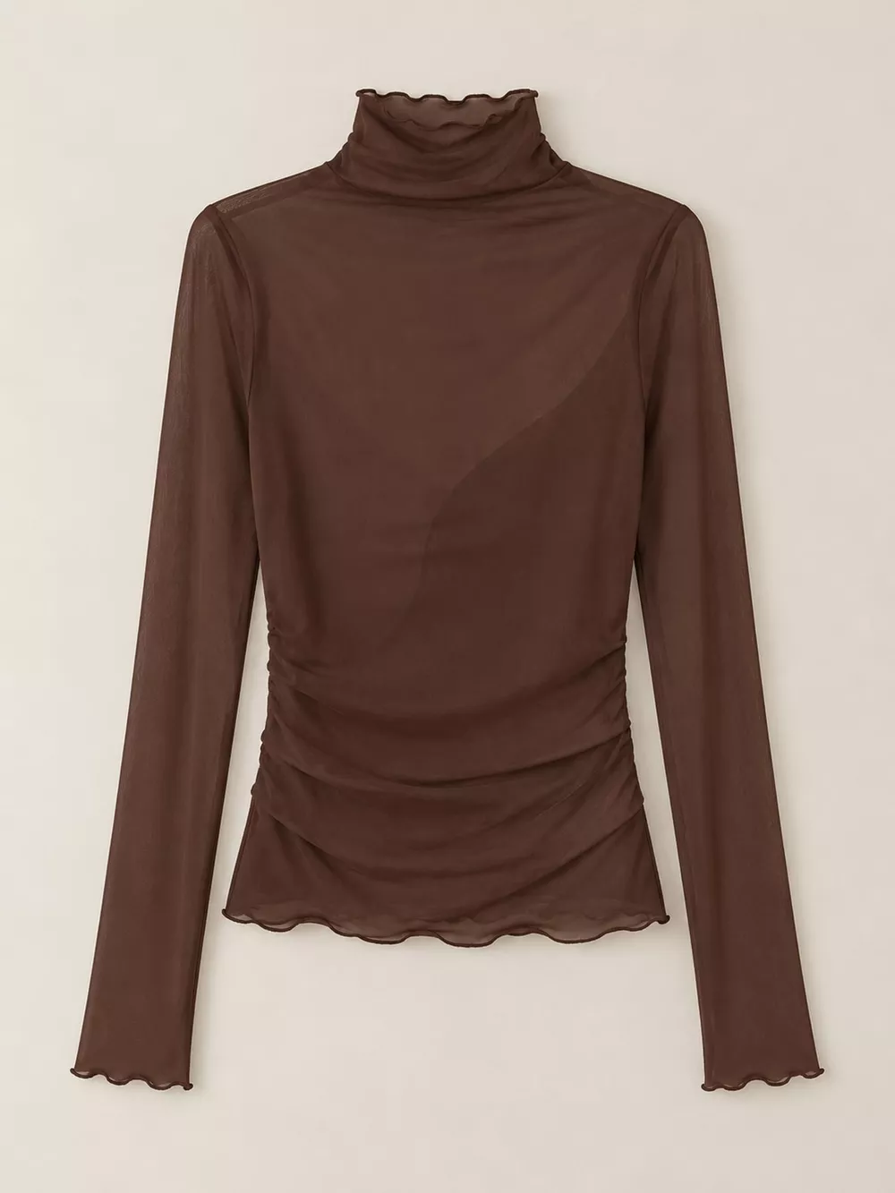 Turtleneck Long Sleeve Slim Fit T-Shirt, image 31