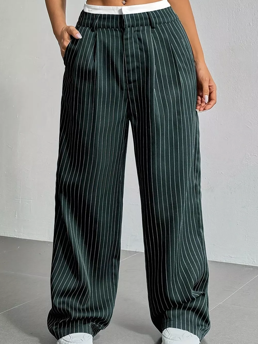 Striped Wide-Leg Pants, image 11