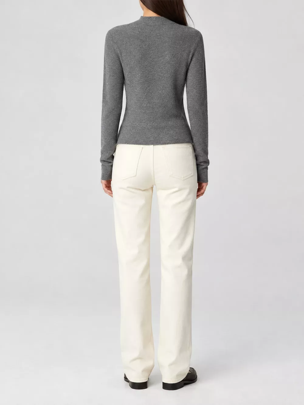 Textured Mock Neck Sweater, image 35