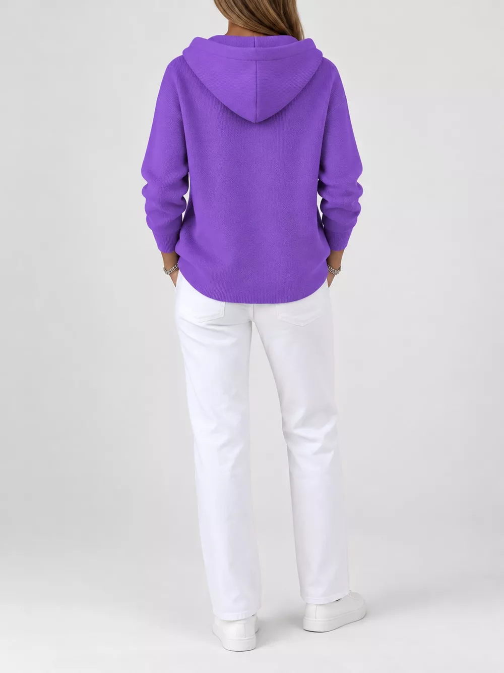 Full Size Hooded Button-Down Knit Cardigan Plus Size, image 30