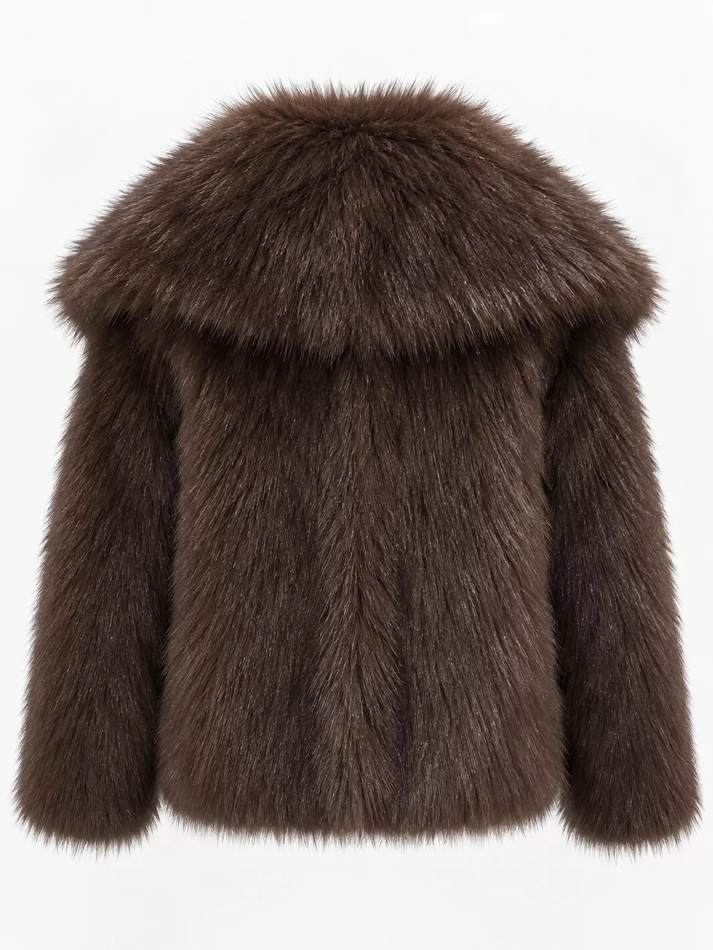 Fox Fur Collar Winter Outerwear, image 9