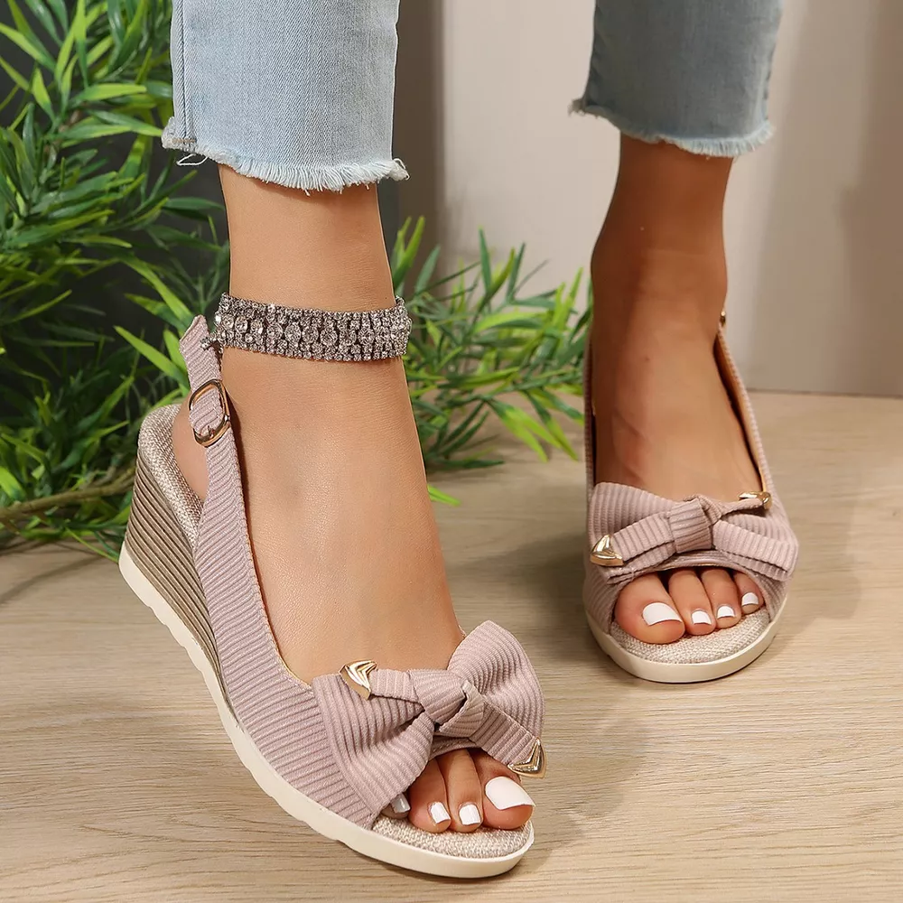 Open Toe Wedge Sandals, image 9