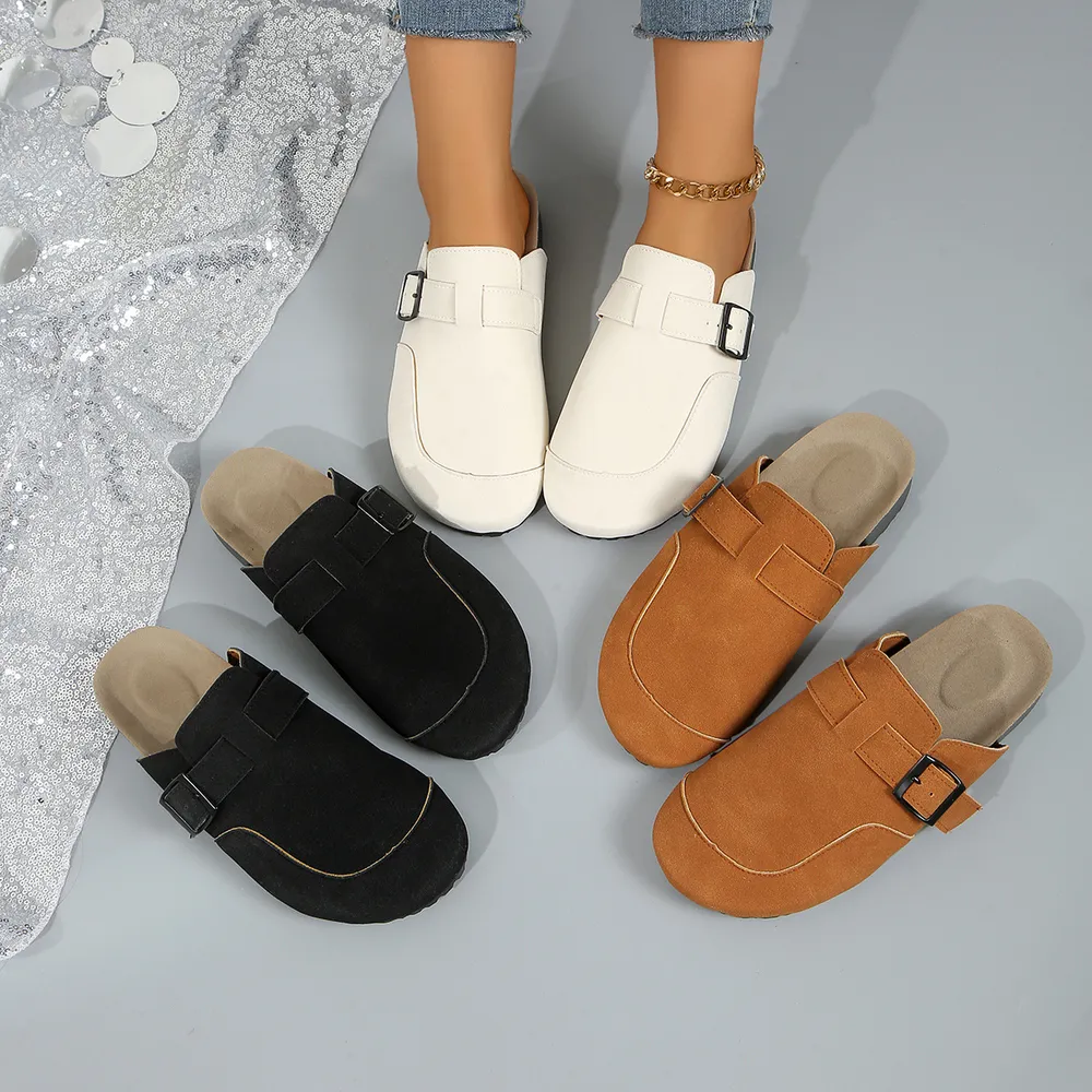 Round Toe Flat Slip-Ons, image 3