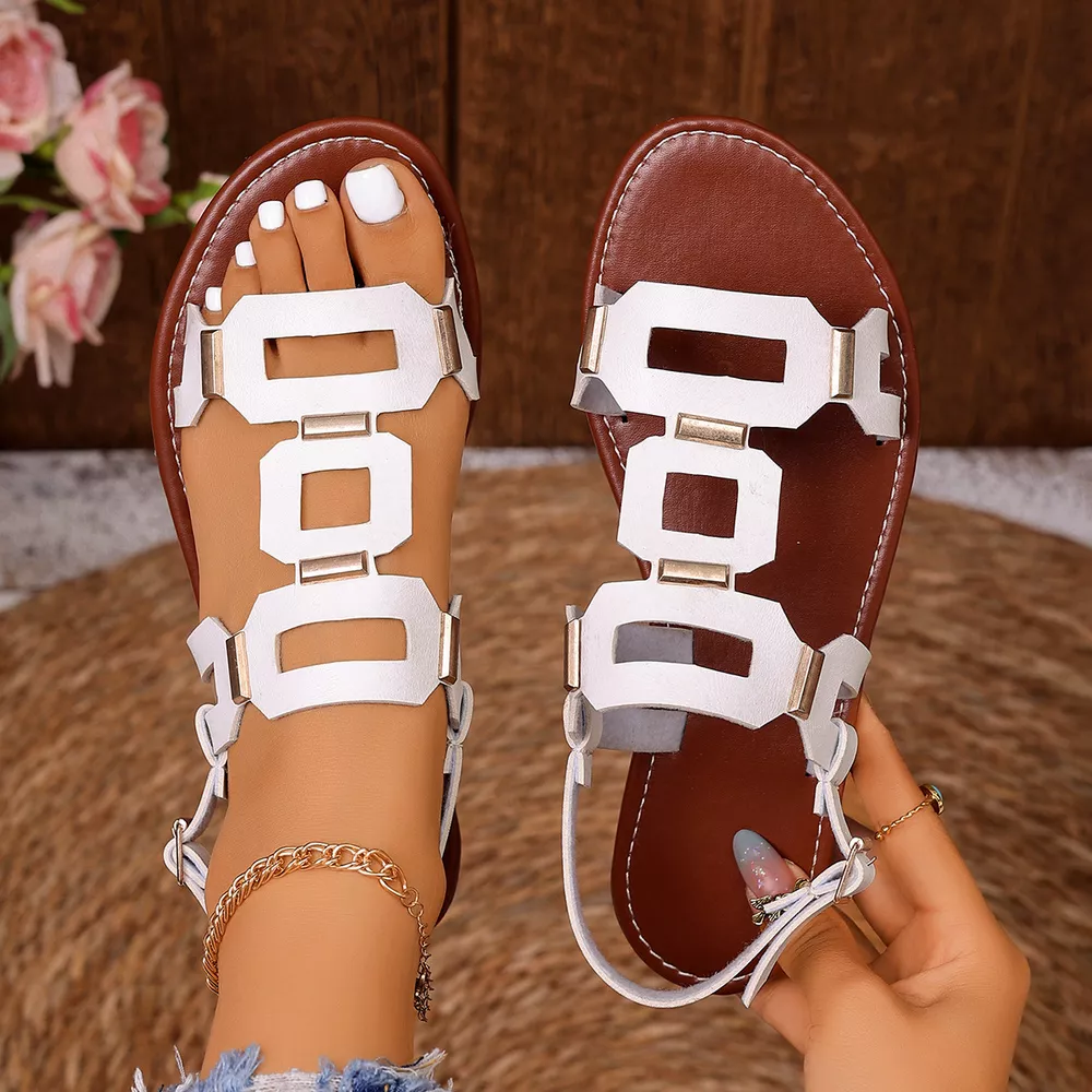 Cutout Open Toe Sandals, image 4