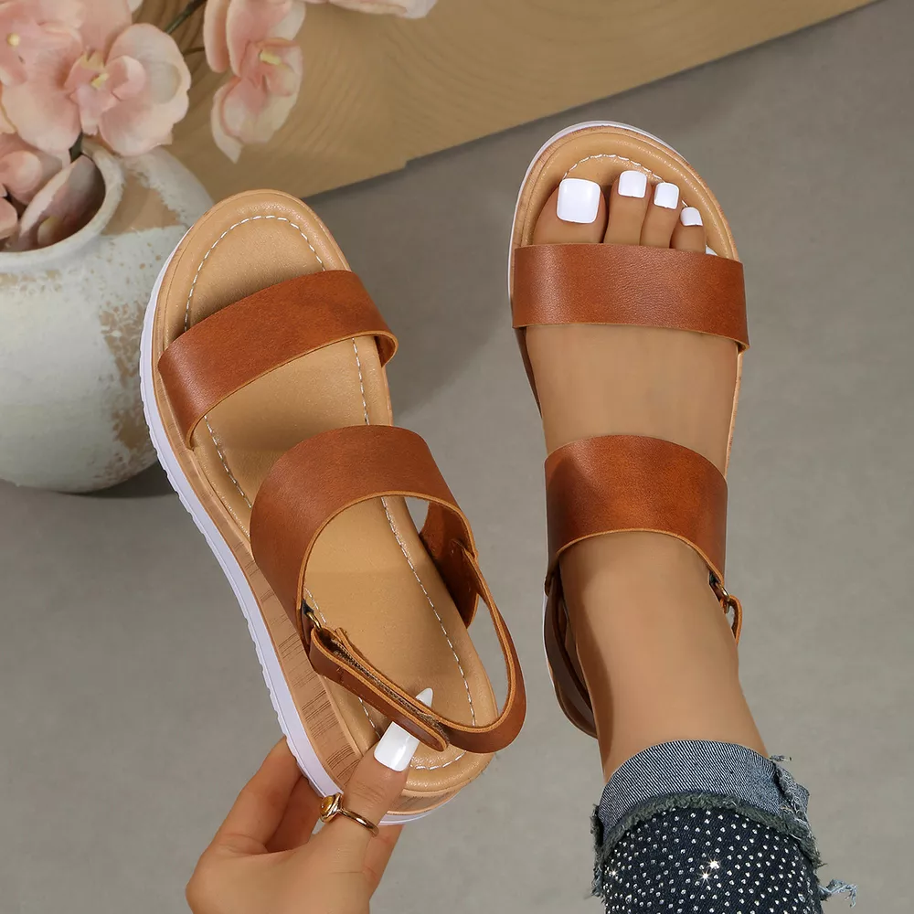 Open Toe Wedge Sandals, image 7