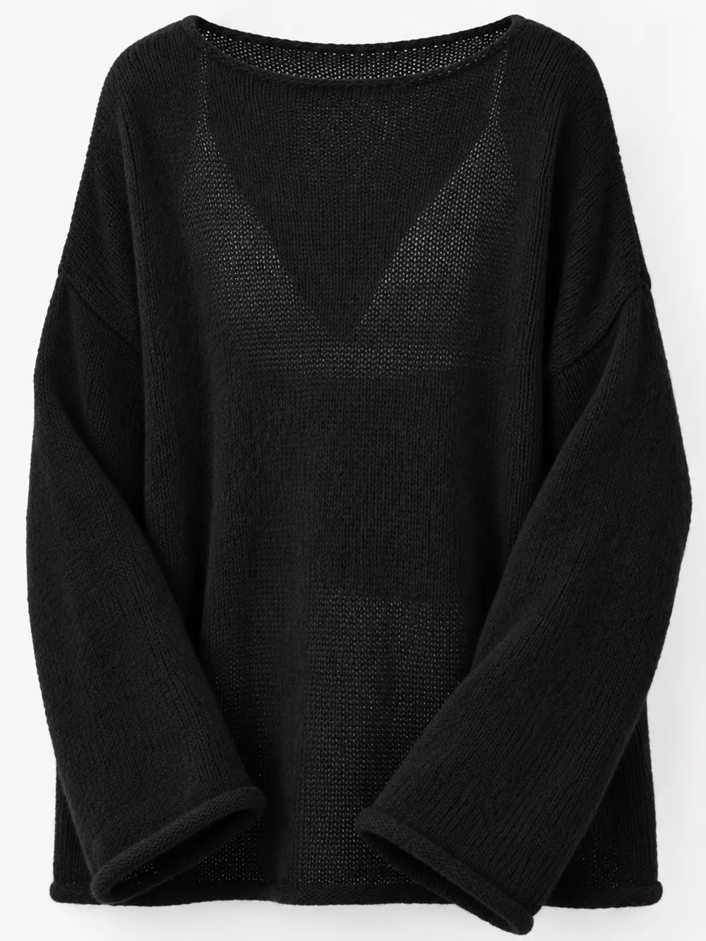 Lightweight Dropped Shoulder Knit Cover Up, image 42