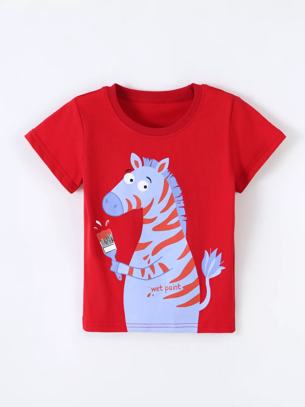 Children's Zebra Round Neck T-Shirt, image 2