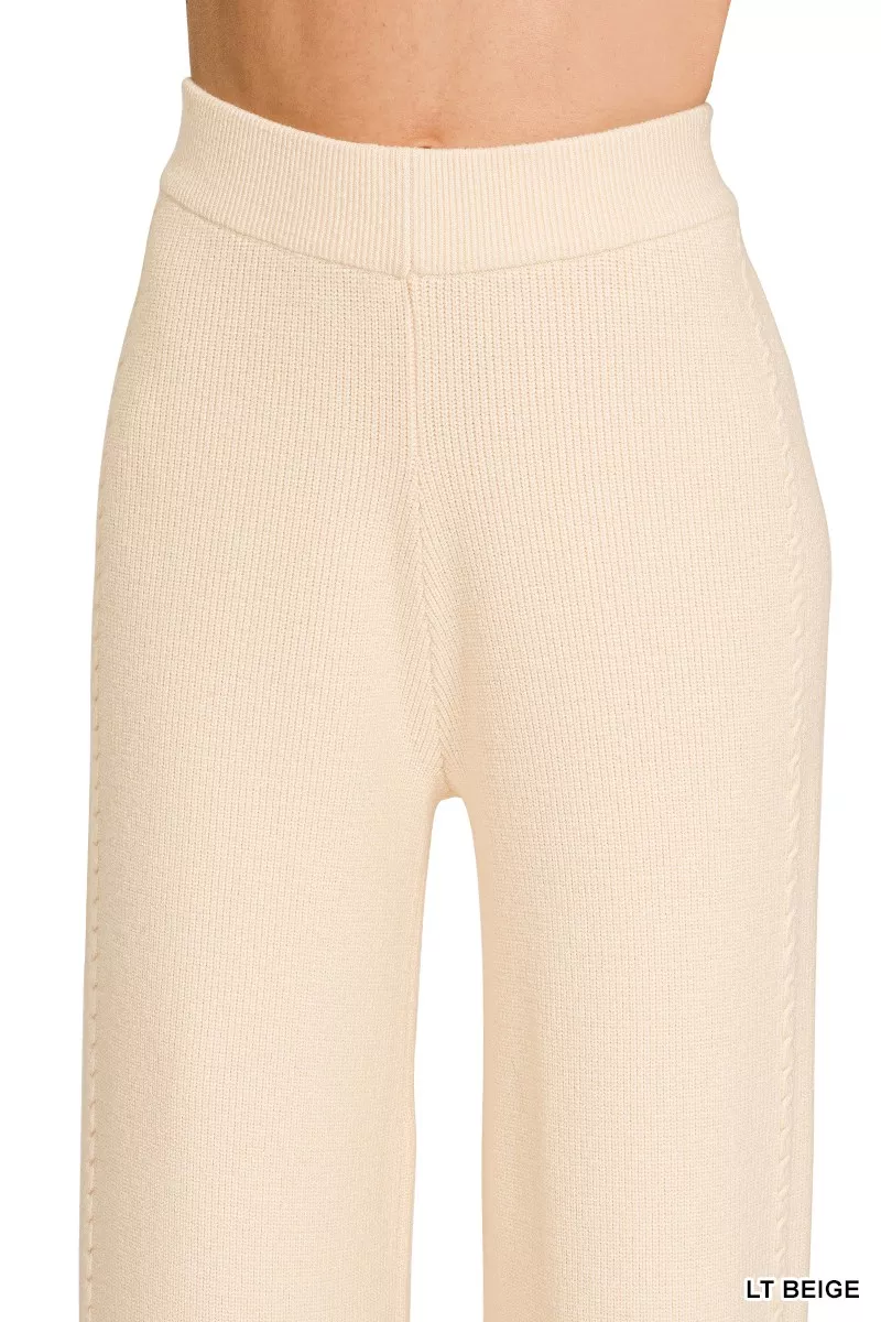 Viscose Sweater Pants, image 3