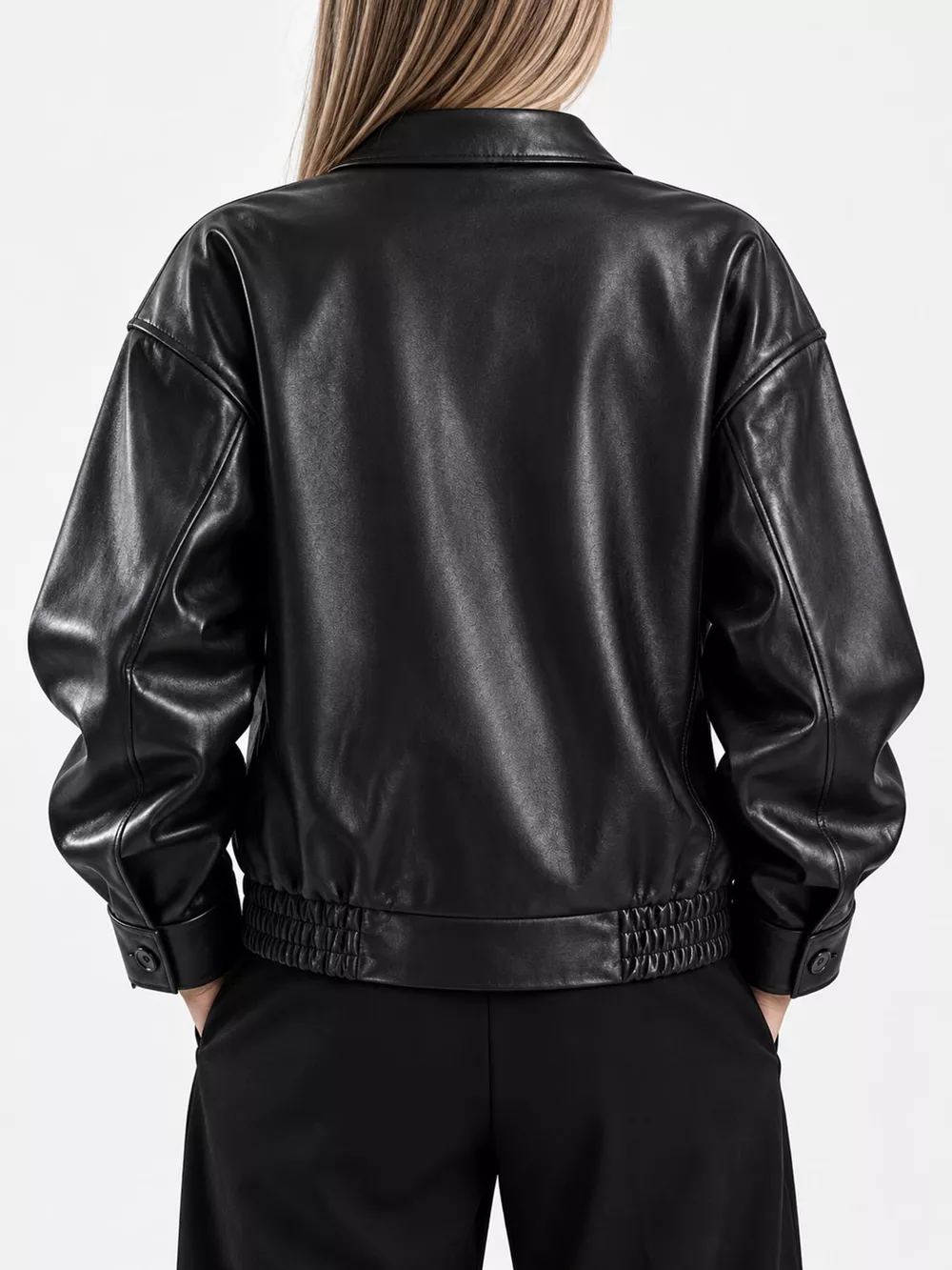 Zip Up Dropped Shoulder Jacket, image 3