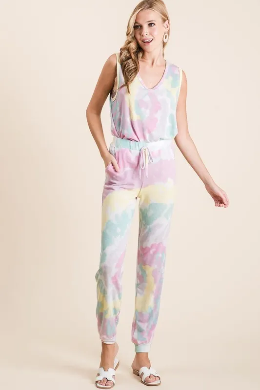 Tie Dye French Terry Casual Pants, image 14