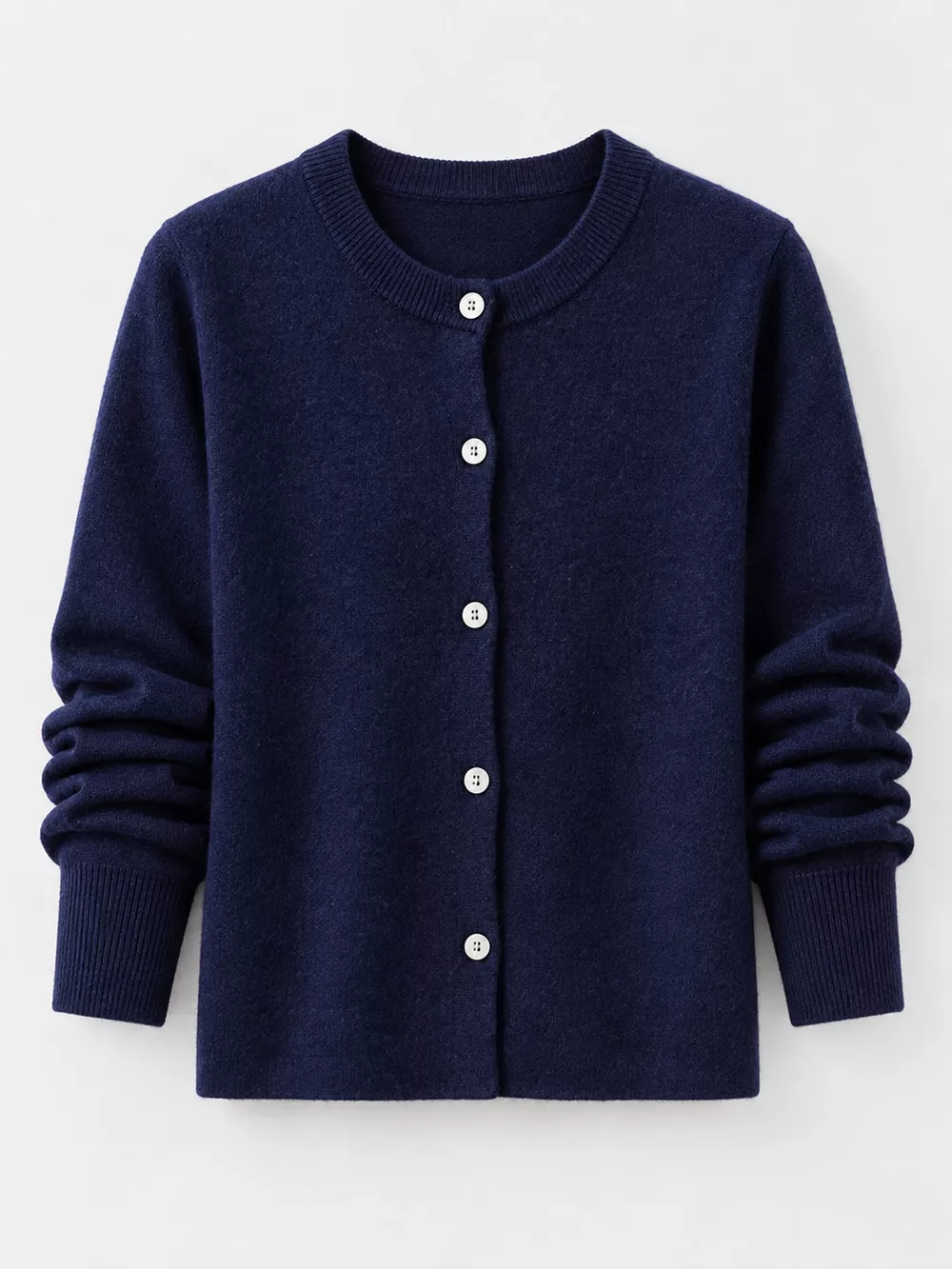 Crew Neck Button-Down Cardigan, image 81