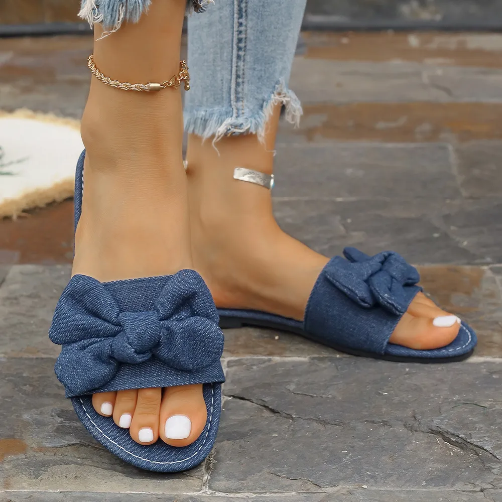 Bow Tie Flat Sandals, image 5