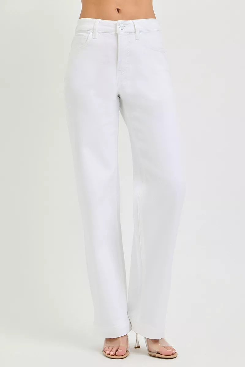 Full Size High Rise Wide Baggy Pants Plus Size, image 3