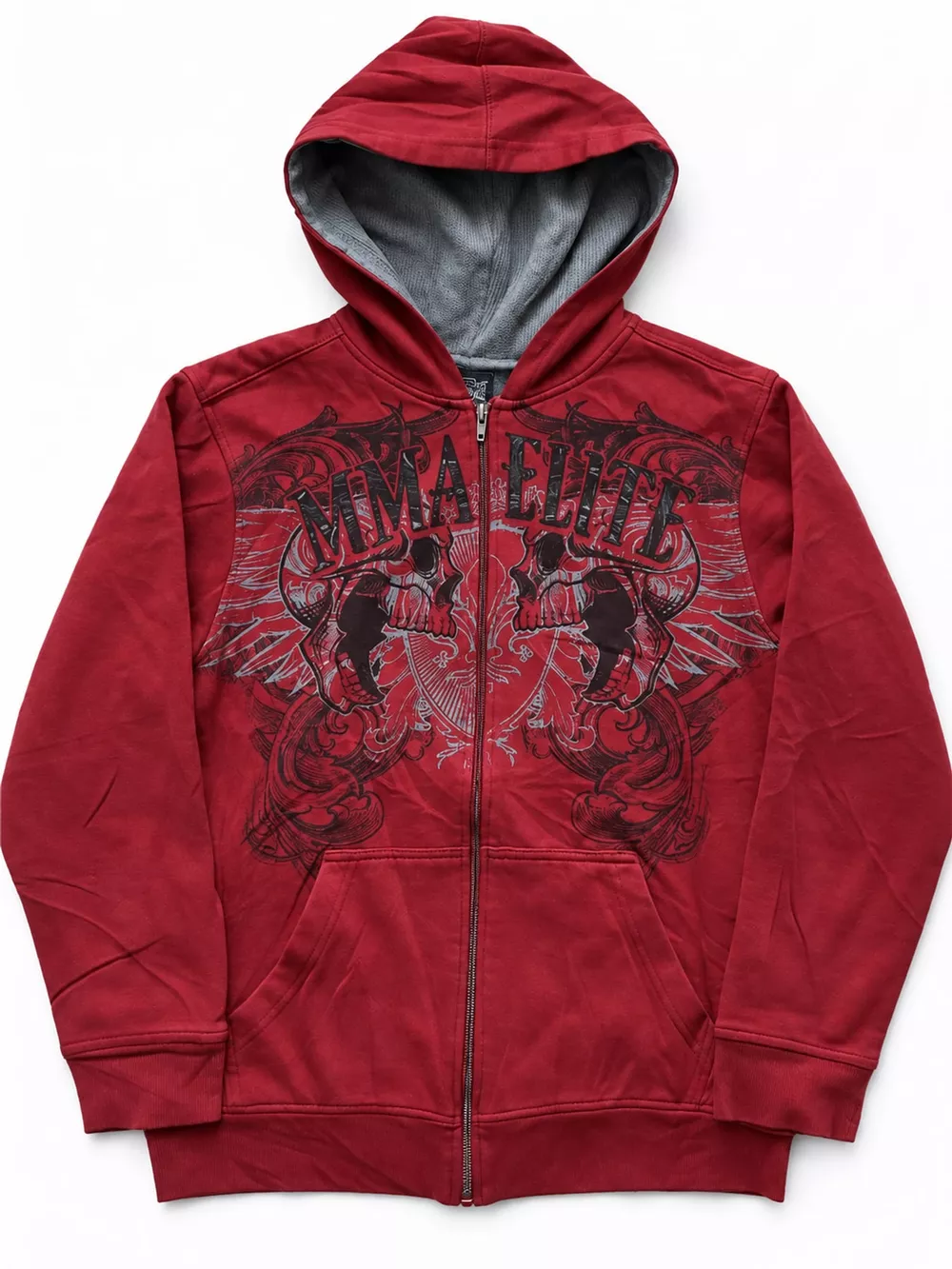 Halloween Gothic Graphic Zip-Up Hoodie, image 21