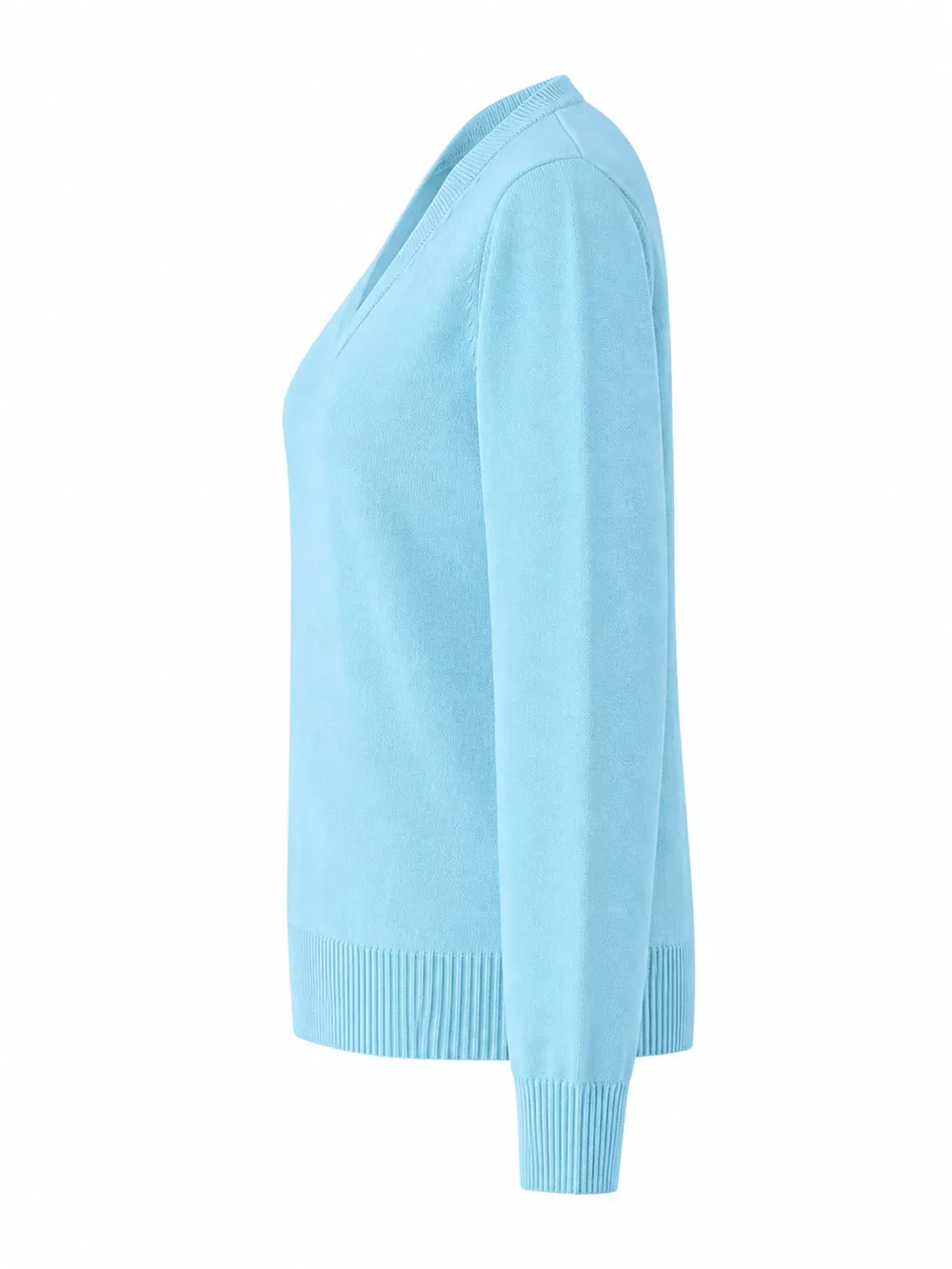 Full Size V-Neck Long Sleeve Sweater Plus Size, image 42