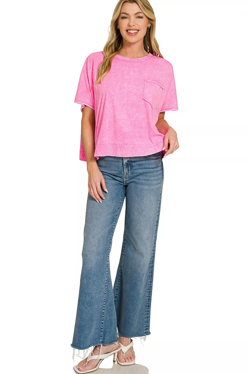 Halo Washed Oversized Top, image 3