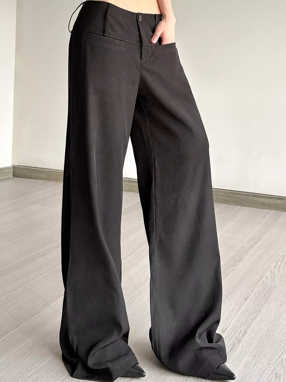 Loose Fit Flare Pants, image 2