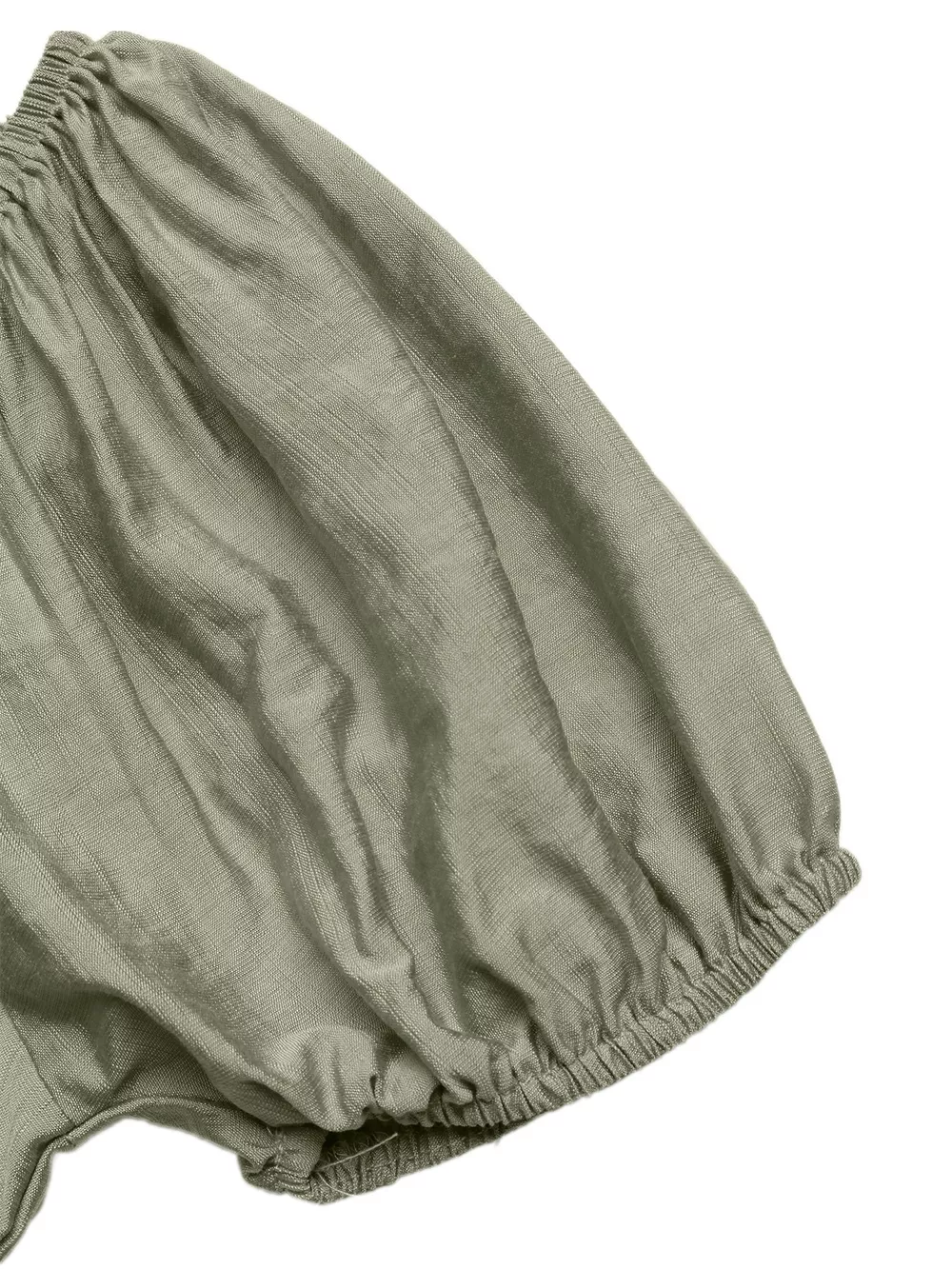 Smocked Waist Puff Sleeve Maxi Dress, image 2