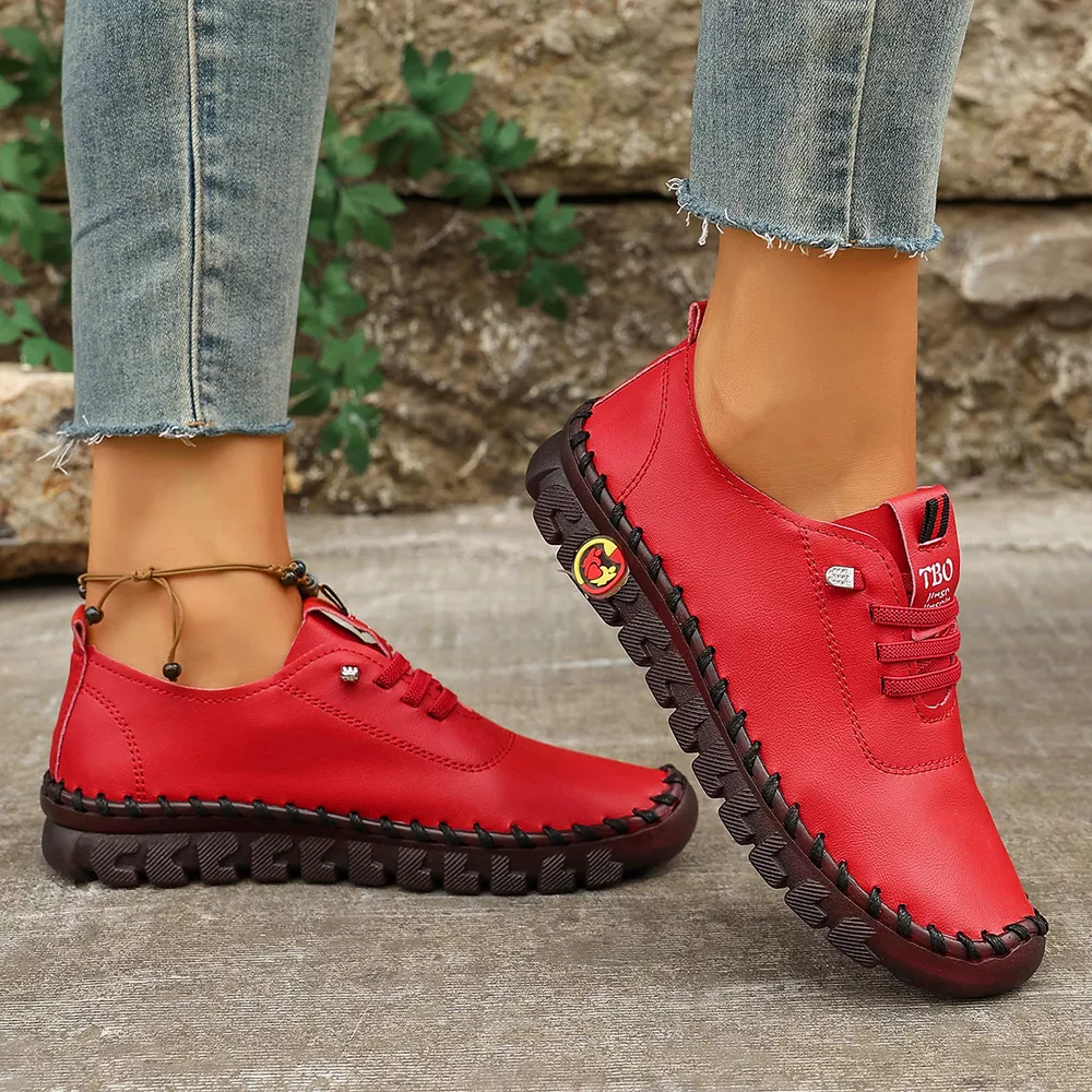 Round Toe Lace Up Sneakers, image 15