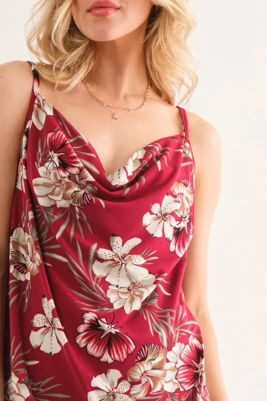 Floral Printed Casual Tank Top, image 4