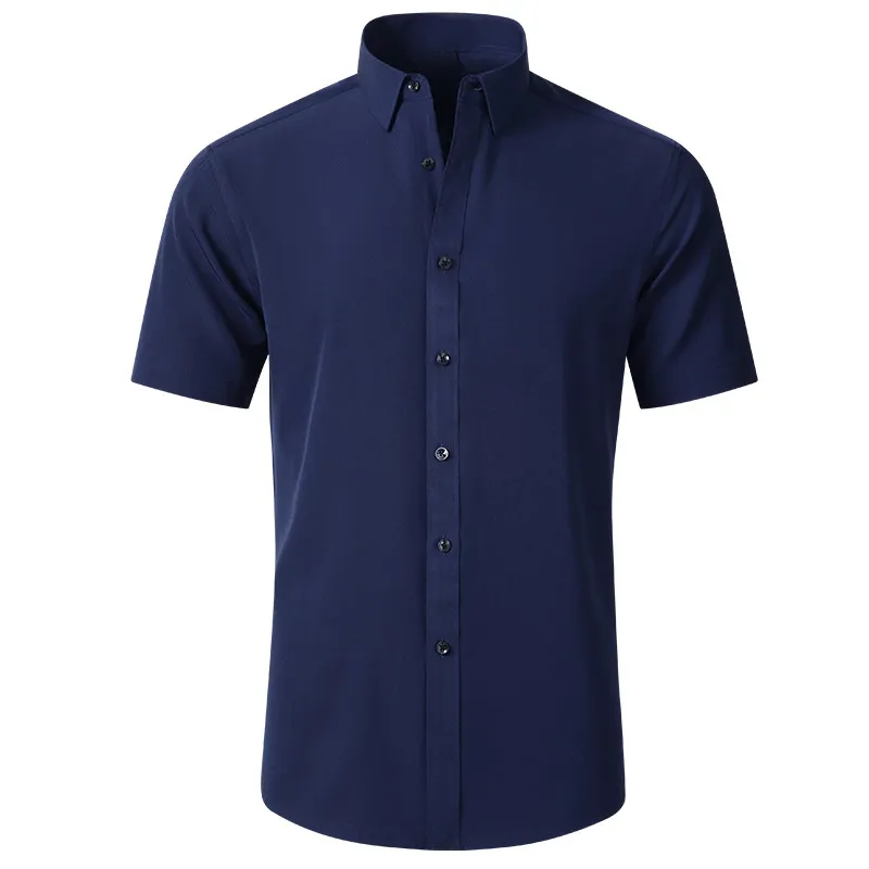 Men's Plus Size Button Up Short Sleeve Shirt, image 4