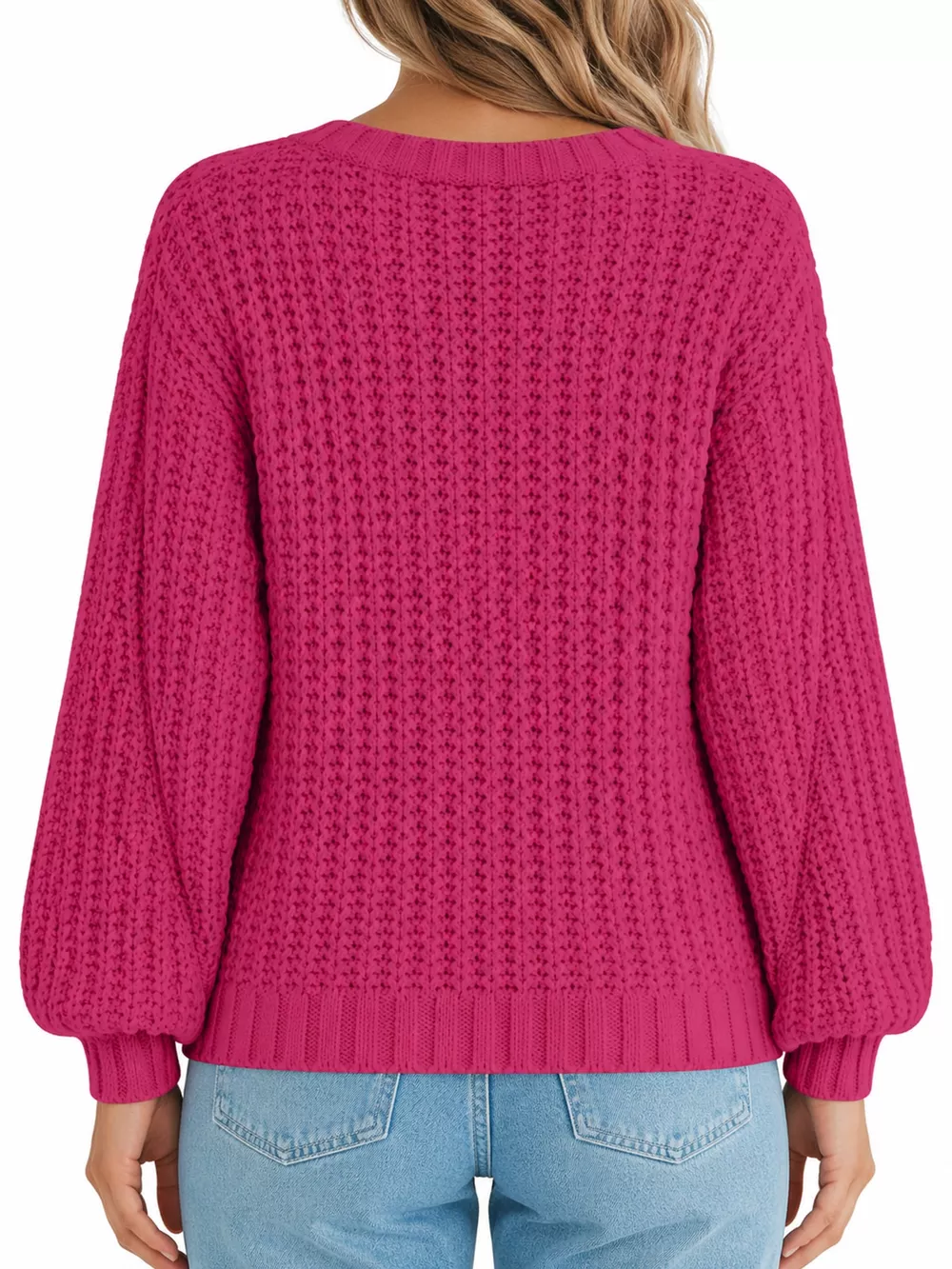 Full Size Chunky Knit Button-Down Cardigan Plus Size, image 30