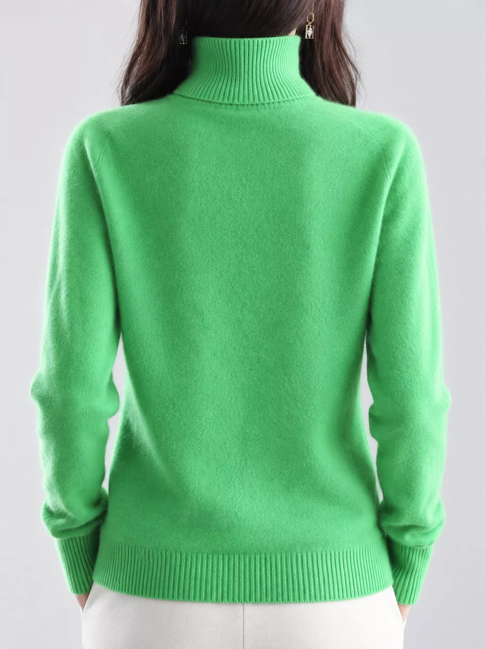 Full Size Turtleneck Long Sleeve Sweater Plus Size, image 47
