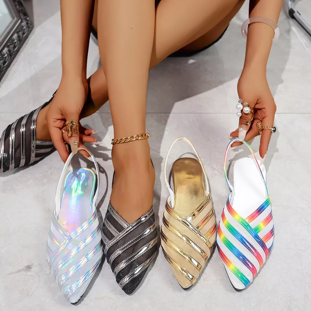 Point Toe Slingback Sandals, image 11