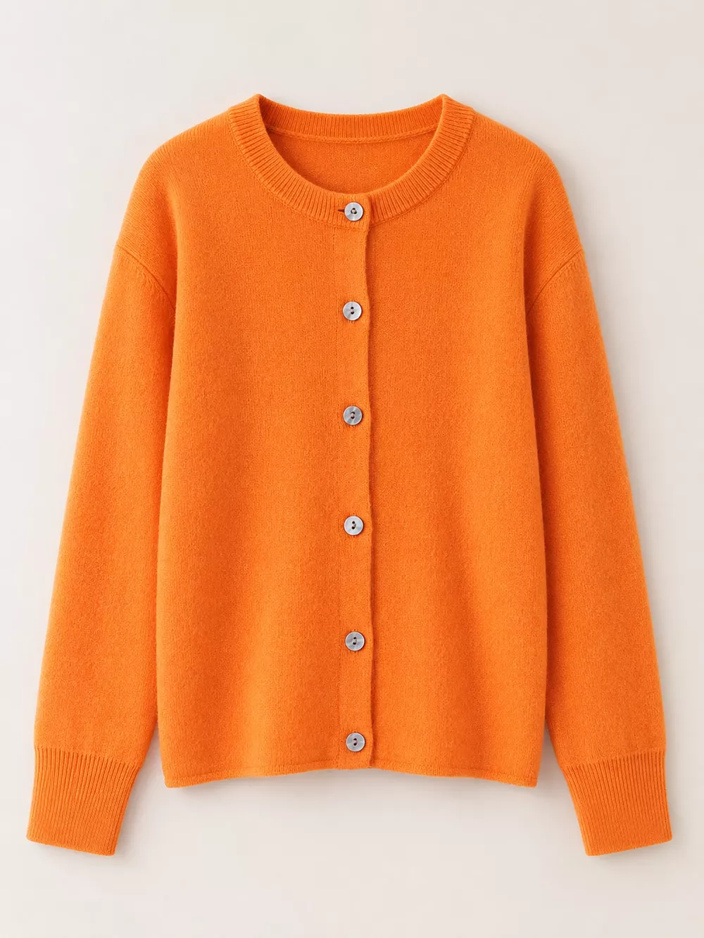 Crew Neck Button-Down Cardigan, image 91