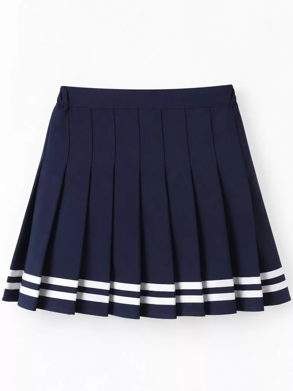 Pleated Striped Skirt, image 5