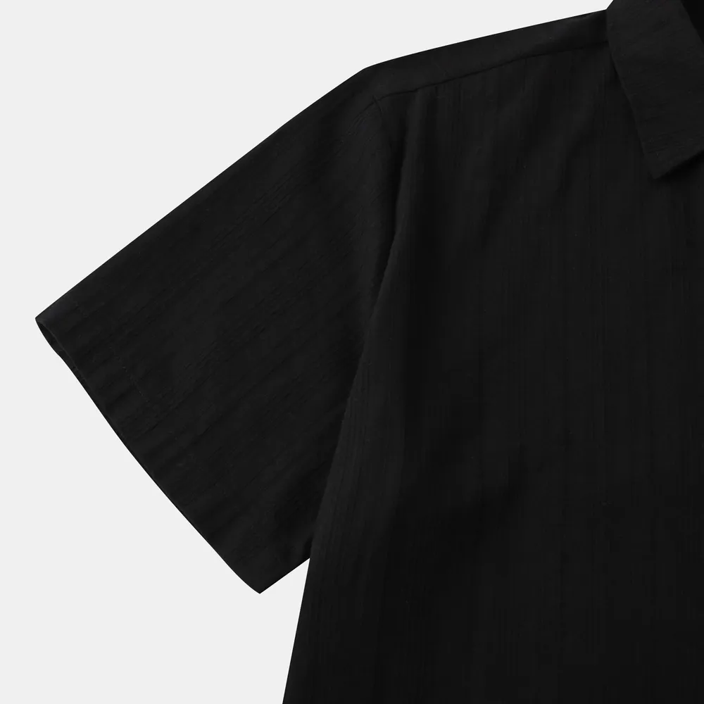 Men's Short Sleeve Button Down Shirt with Chest Pocket, image 16