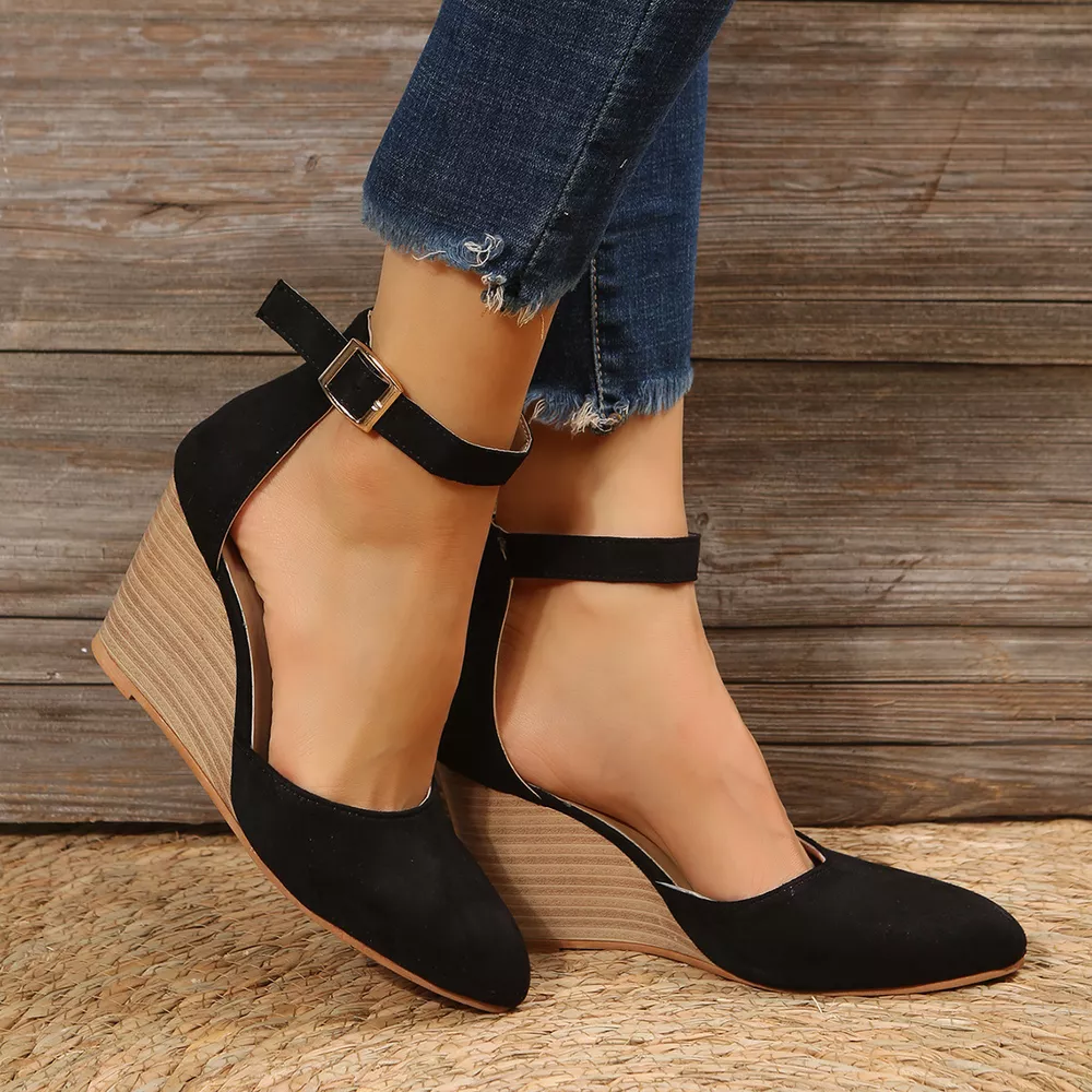 Point Toe Wedge Sandals, image 9