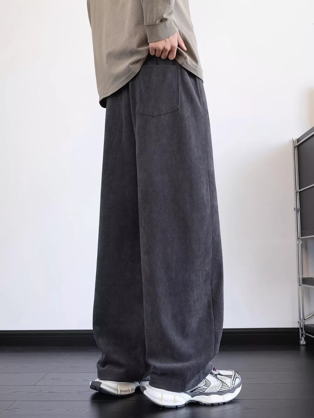 Men's Plus Size Wide-Leg Pants, image 3