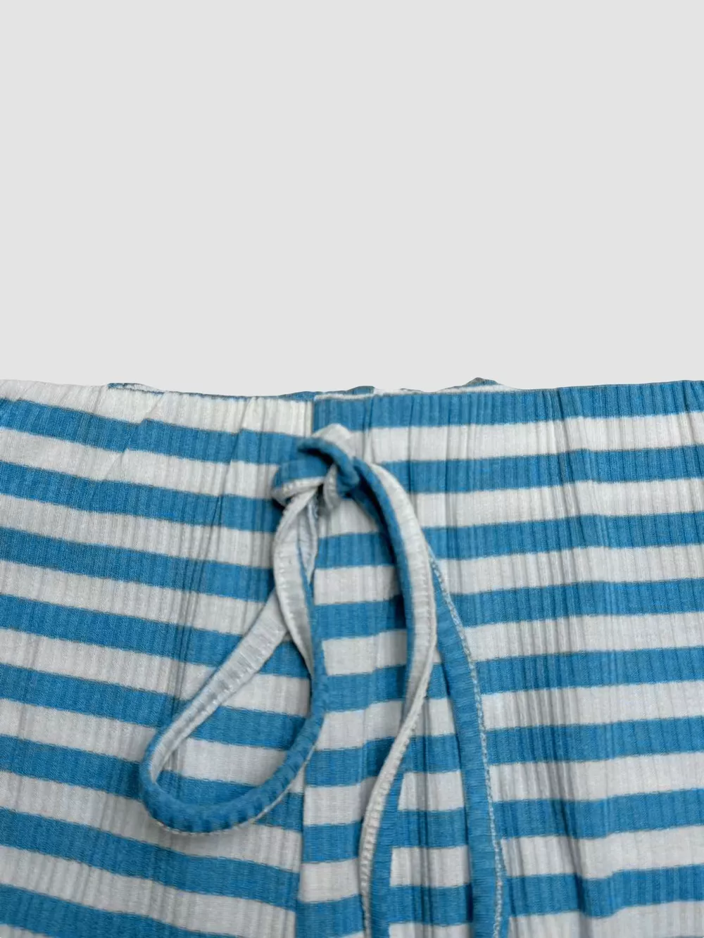 Striped Long Sleeve Crop Top & Wide Leg Pants Set, image 5