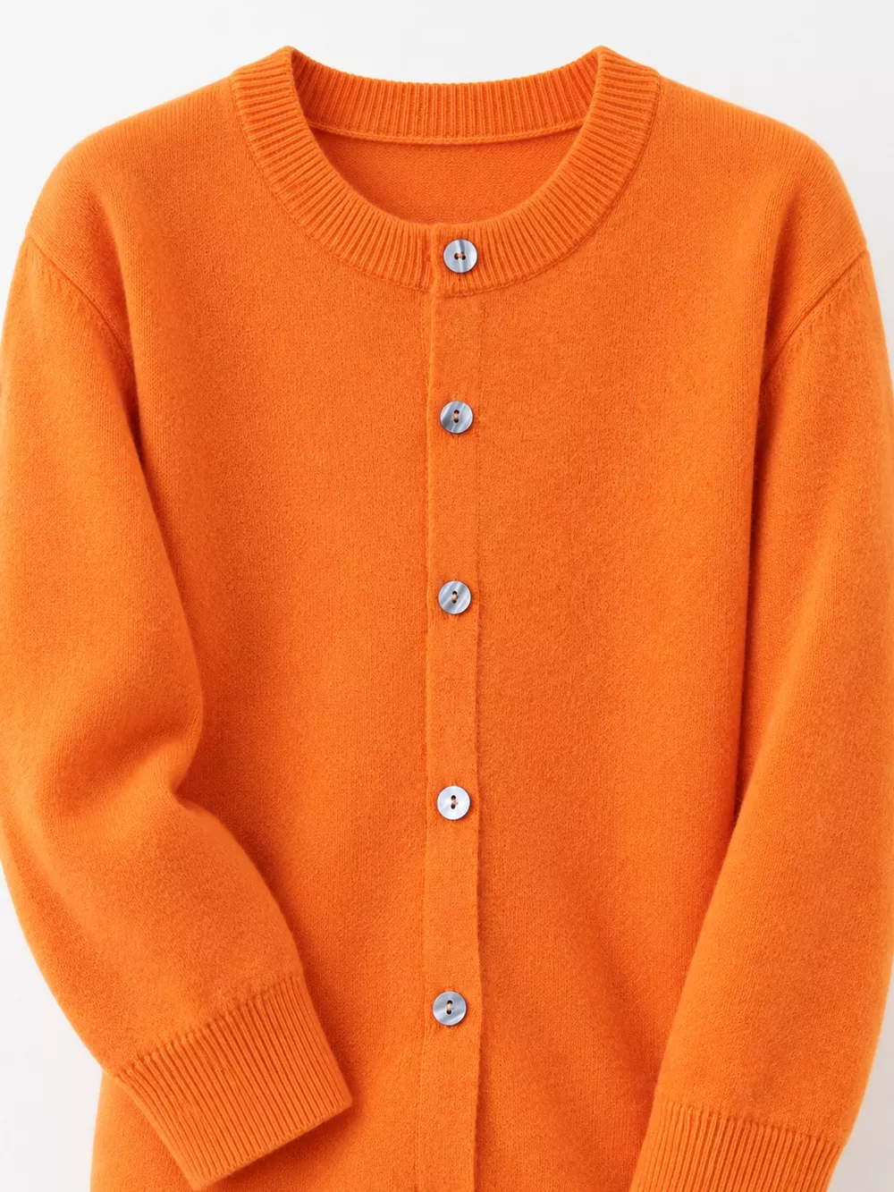 Crew Neck Button-Down Cardigan, image 92