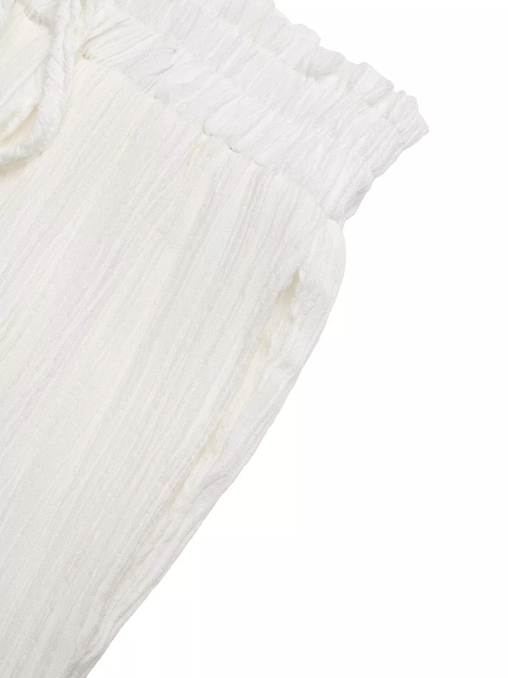 Lace Trim Wide Leg Pants, image 5