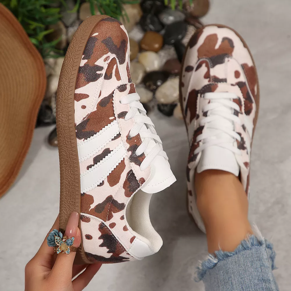 Cow Print Casual Sneakers, image 8