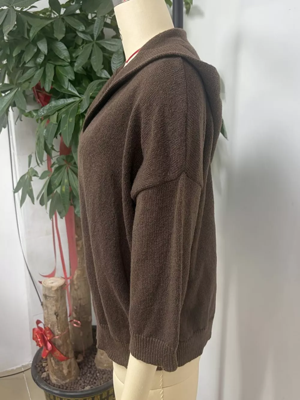 Full Size Hooded Open-Front Knit Cardigan Plus Size, image 23